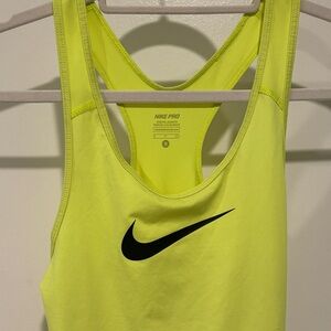 Nike Neon Yellow Tank Top